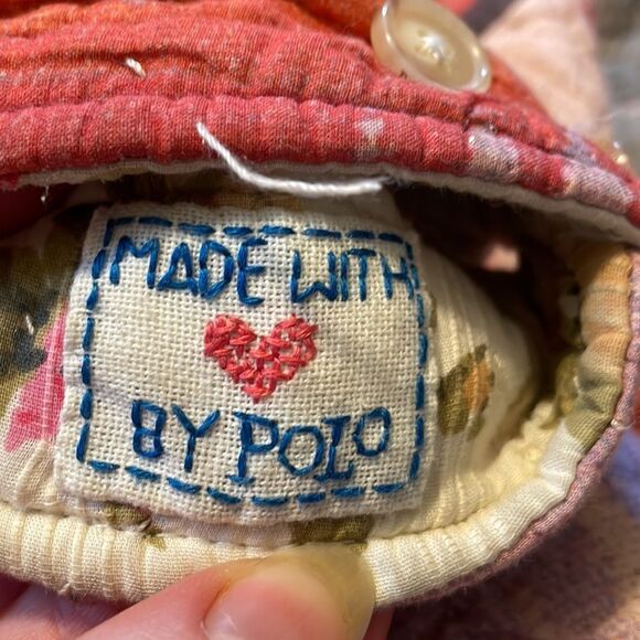 Ralph Lauren Vintage Reversible Quilted Jacket Aztec Floral - Picture 10 of 13